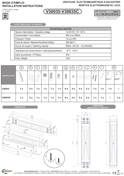 Sewosy V30035 Guide d'installation