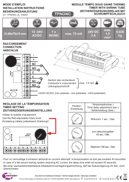 Sewosy TPNONC Guide d'installation