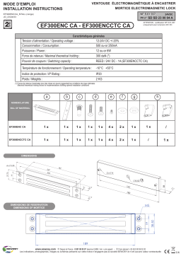 Sewosy EF300ENC CA Guide d'installation