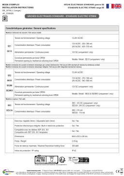 Sewosy SE3/24 Guide d'installation
