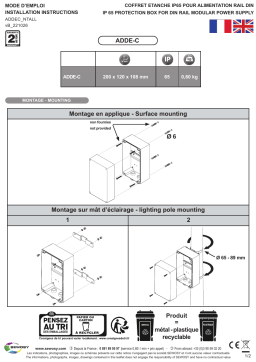 Sewosy ADDE-C Guide d'installation