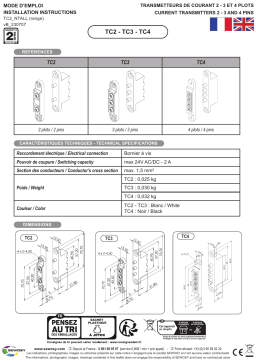 Sewosy TC2 Guide d'installation
