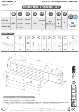 Sewosy EF300CTC/I_NFS Guide d'installation