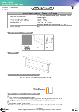 Sewosy V550SCPN Guide d'installation
