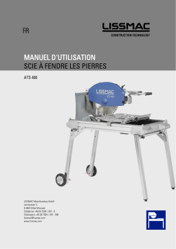 Lissmac ATS 400 Manuel du propriétaire