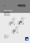 Lissmac COMPACTCUT 202 D+P Manuel du propri&eacute;taire