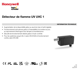Kromschroder UVC 1 Fiche technique