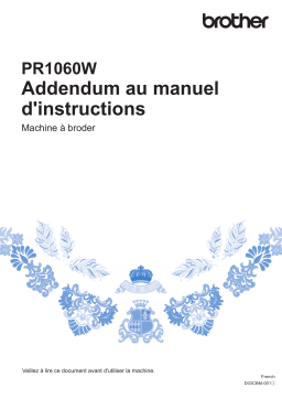 Brother PR1060W Manuel utilisateur