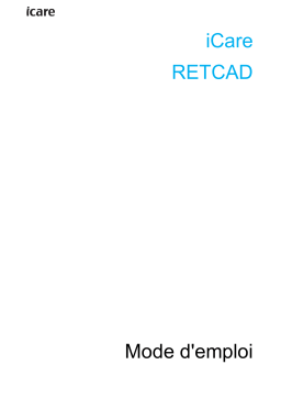 Icare RETCAD Manuel utilisateur