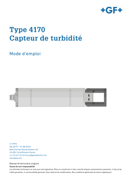 GF Mode d'emploi Type 4170 Capteur de turbidité Mode d'emploi