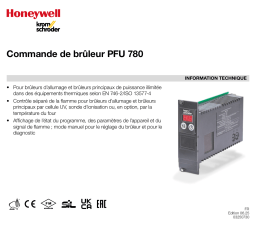 Kromschroder PFU 780 Fiche technique