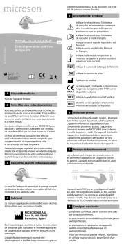 Microson EARMOULD BTE Mode d'emploi