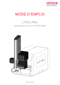 Novexx LTSA/ LTMA Manuel utilisateur