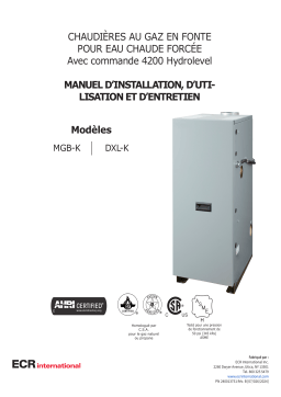 UTICA BOILERS MGB-K Manuel utilisateur