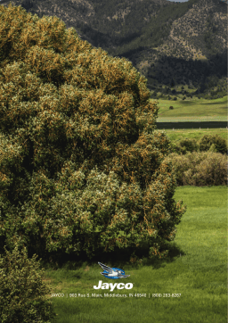 Jayco Towable Warranty Guide Manuel du propriétaire