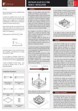 Noctua NF-A12x25 G2 LS-PWM Installation manuel