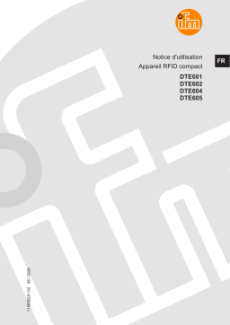 IFM DTE604 Mode d'emploi