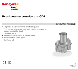 Kromschroder GDJ Fiche technique