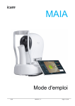Icare MAIA 3rd generation Manuel utilisateur