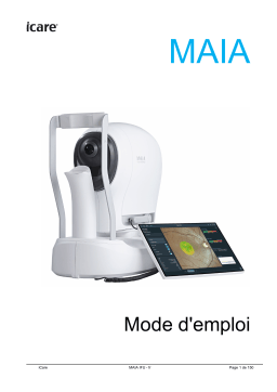 Icare MAIA 3rd generation Manuel utilisateur