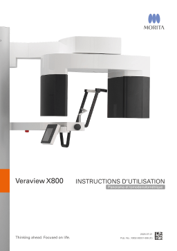 Morita Veraview X800 Mode d'emploi