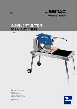 Lissmac ATS 450 Manuel du propriétaire
