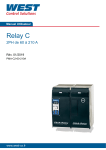 WEST Relay C 2PH 60A - 210A Manuel du propri&eacute;taire