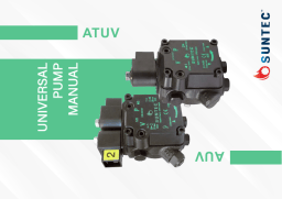 Suntec Universal Pump Manuel du propriétaire