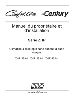 Century ZHP24SA-1 Manuel utilisateur