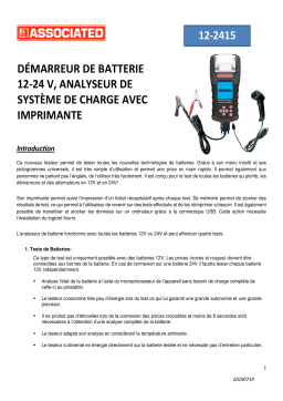 Associated 12-2415 Manuel utilisateur