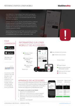 Blackline safety Loner Mobile Guide de démarrage rapide