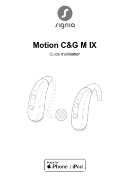 Signia Motion C&G M 7IX Mode d'emploi