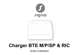 Signia CHARGER RIC Mode d'emploi