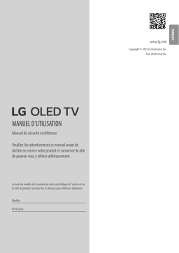 LG OLED83M59LA Manuel utilisateur