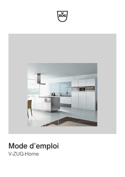 V-ZUG AdoraDry V2000 Manuel utilisateur