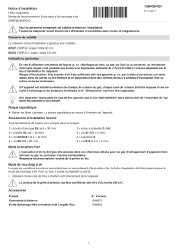 V-ZUG DWPQ Installation manuel