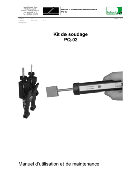 Habasit PQ-02 Manuel utilisateur