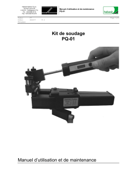 Habasit PQ-01 Manuel utilisateur
