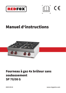 Redfox SP 70/08 G Manuel utilisateur