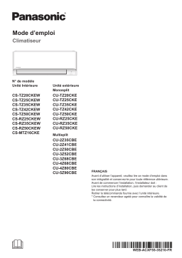 Panasonic CSTZ25CKEW Mode d'emploi