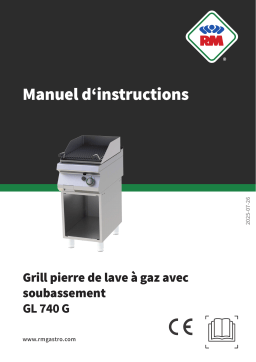 RM GL 740 G Manuel utilisateur