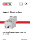 Redfox SP 31 GLS Manuel utilisateur