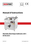 Redfox BI 90/150 E Manuel utilisateur