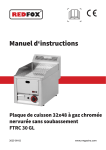 Redfox FTRC 30 GL Manuel utilisateur