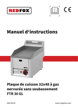 Redfox FTR 30 GL Manuel utilisateur