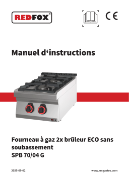 Redfox SPB 70/04 G Manuel utilisateur