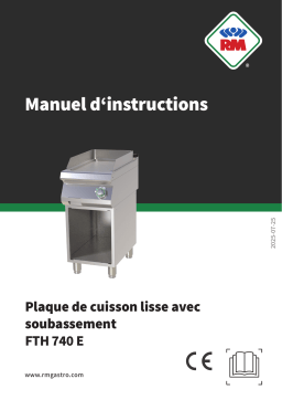 RM FTH 740 E Manuel utilisateur