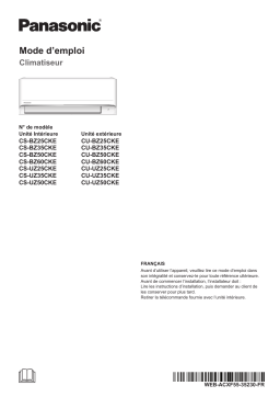 Panasonic CSBZ35CKE Mode d'emploi
