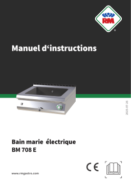 RM BM 708 E Manuel utilisateur