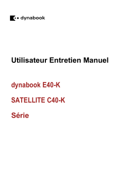 Toshiba C40-K (PSY15C) Mode d'emploi